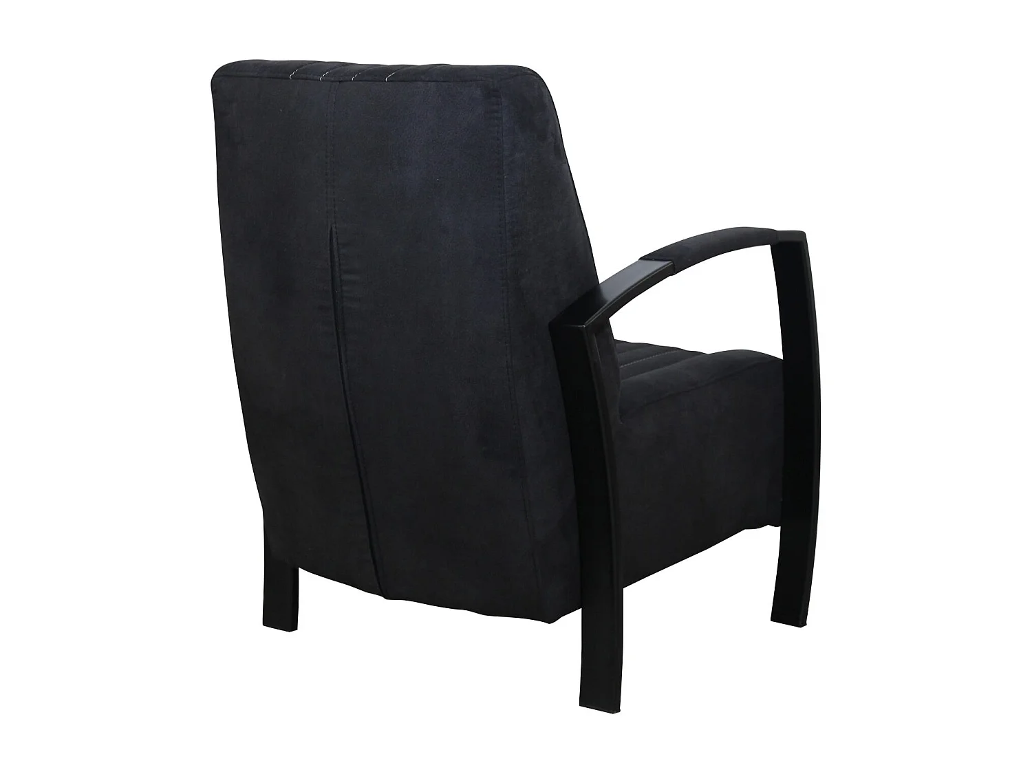 Fauteuil moderne en tissu couleur noir – style contemporain - Looft