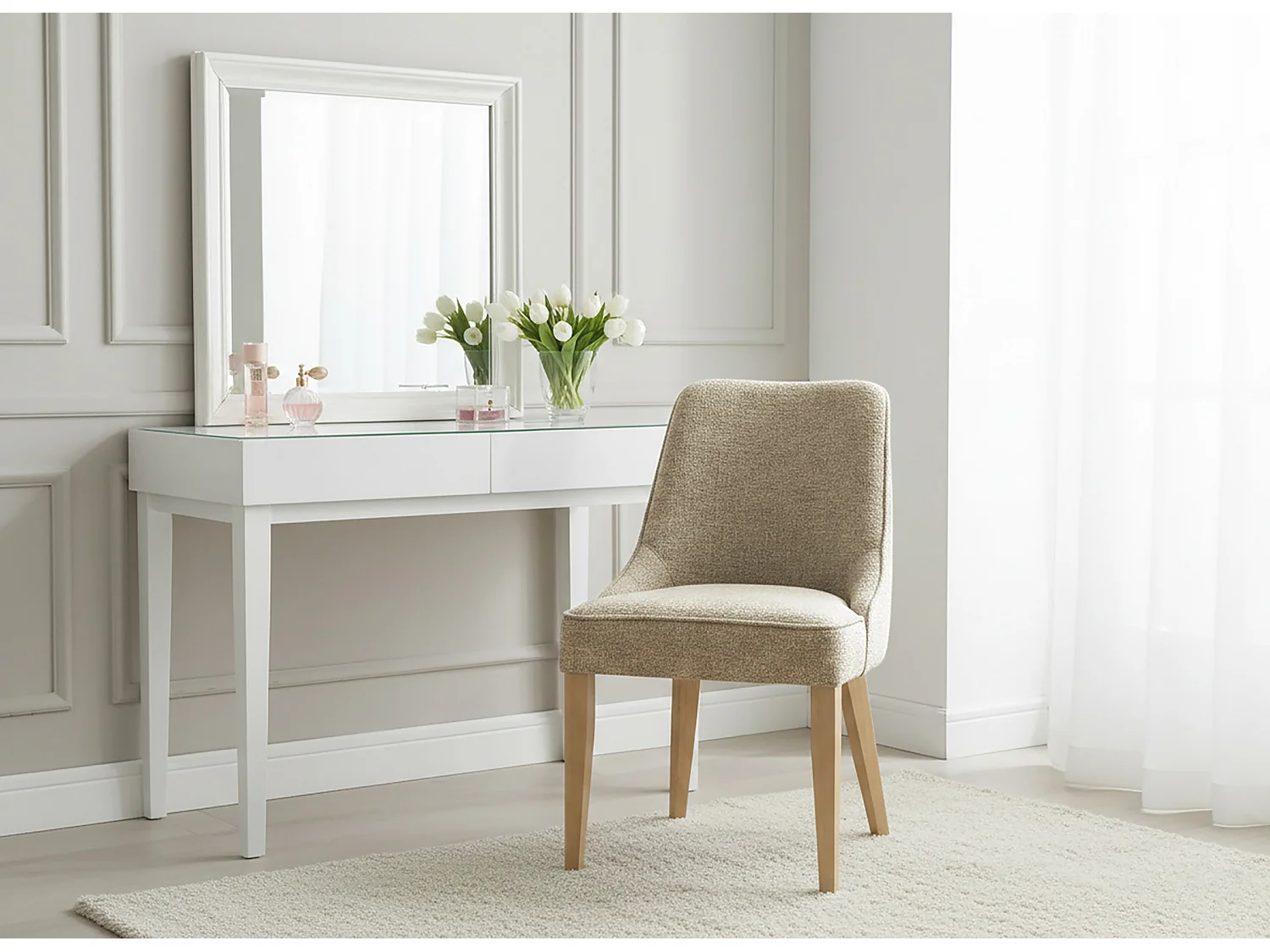 Chaise design Diamond – élégance moderne et dossier ergonomique