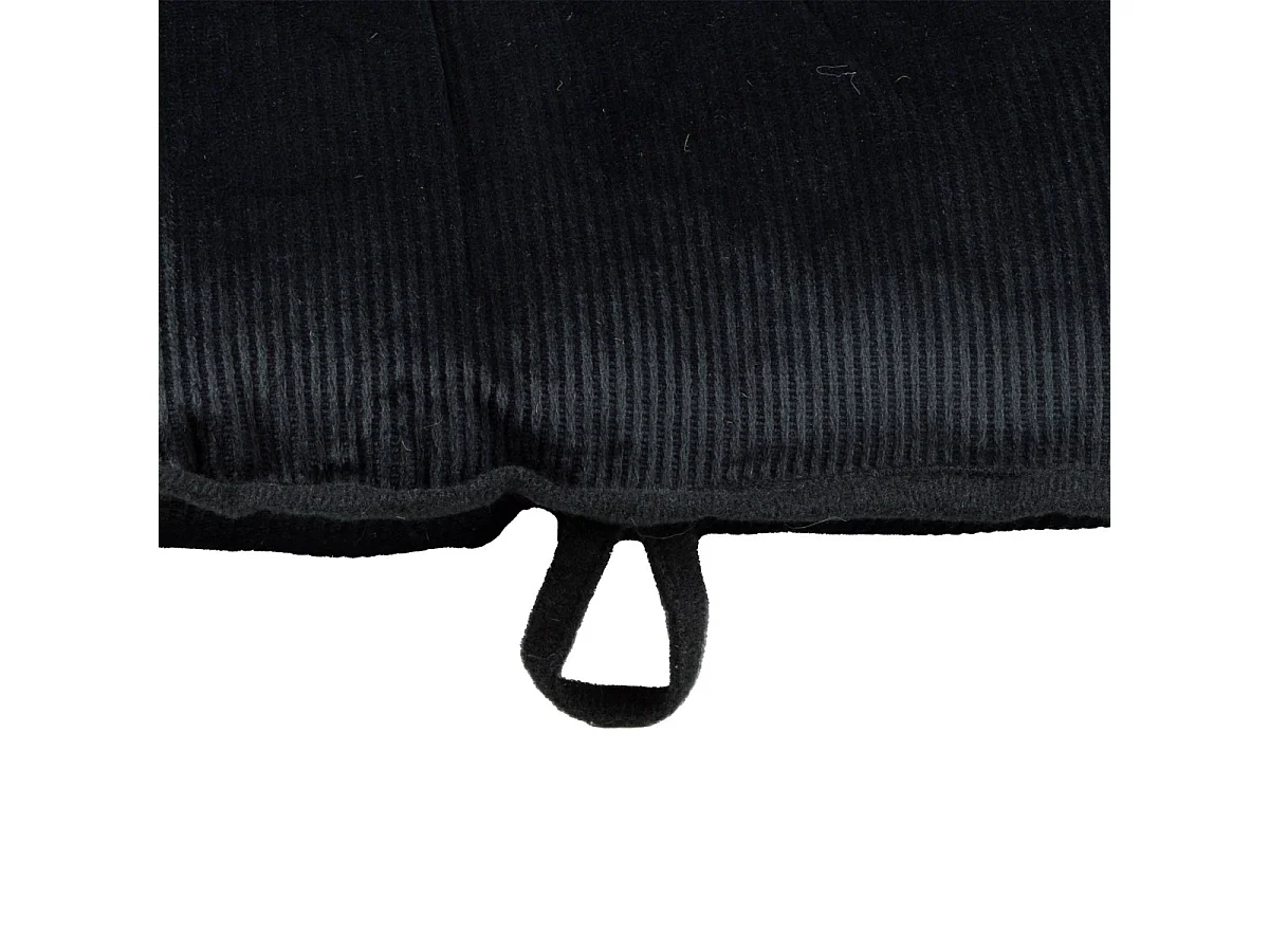 Coussin Pour Chien & Chat Velours "Crafty" 87cm Noir