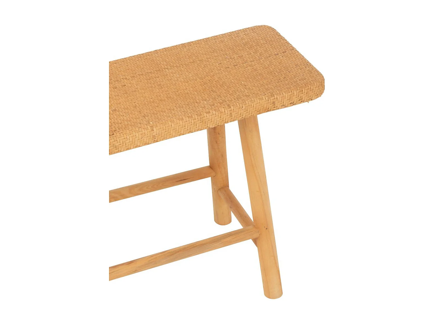 Banc Cannage en Rotin "Malinda" 92cm Naturel