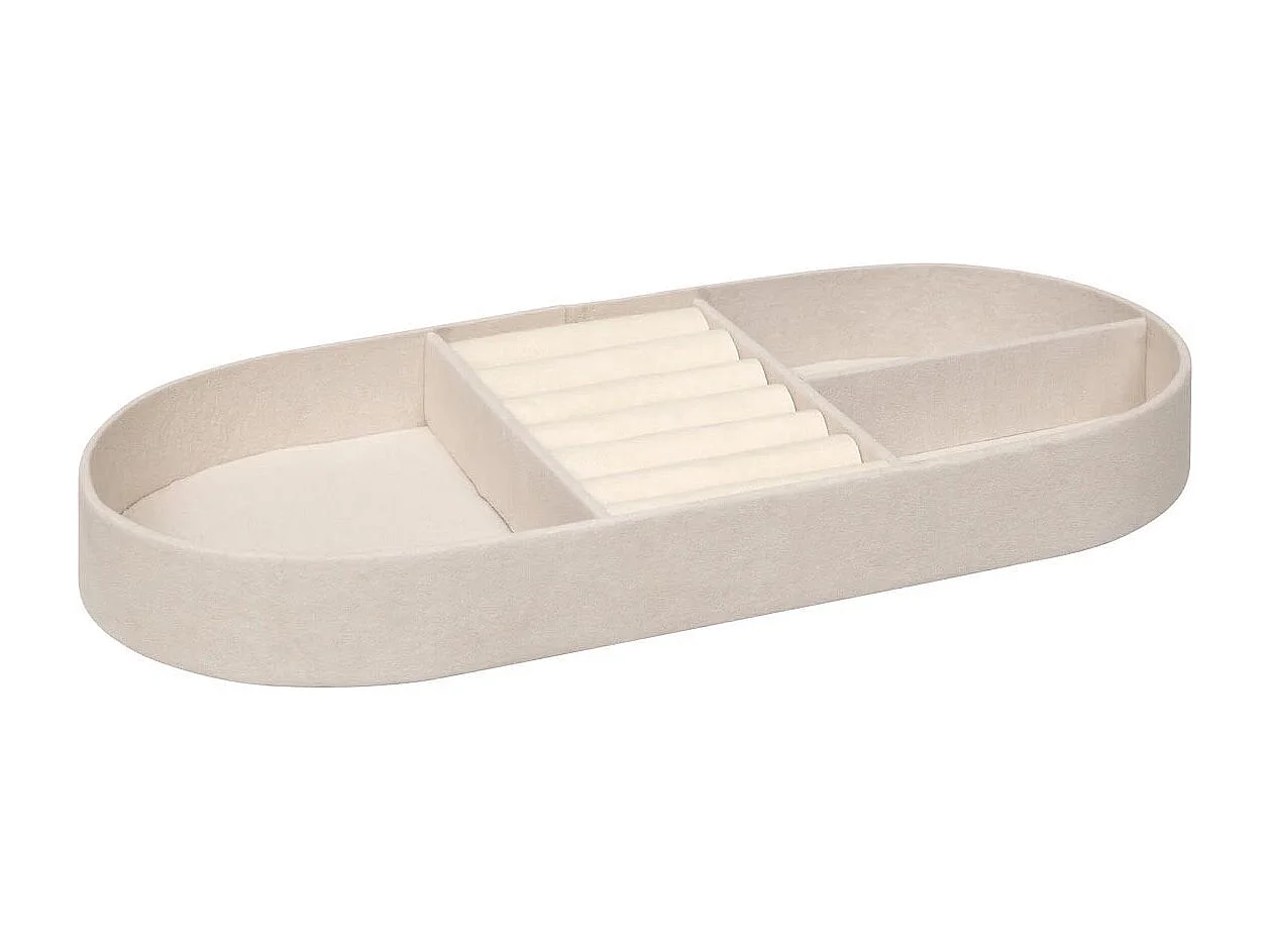 Boîte à Bijoux en Velours "Enya" 25cm Beige