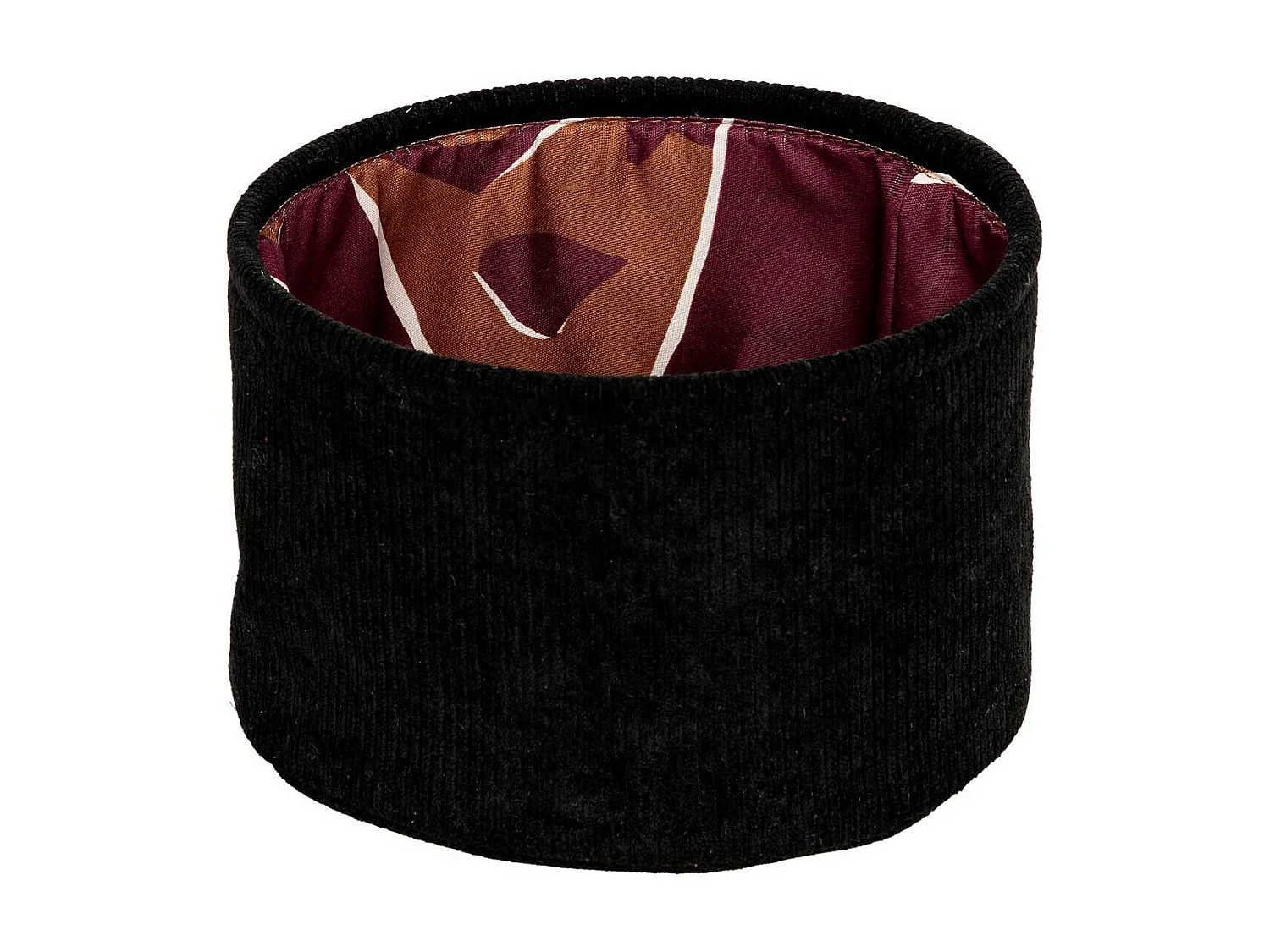 Lot de 3 Paniers Déco Velours "Automne" 29cm Multicolore