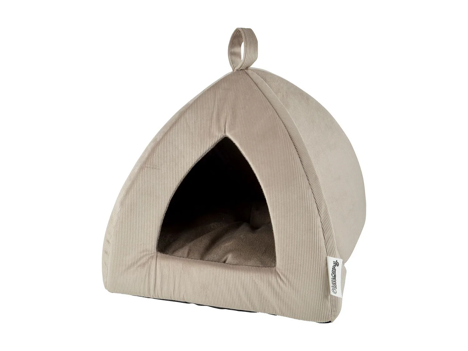 Tente Pour Chat Velours "Crafty" 38cm Noisette