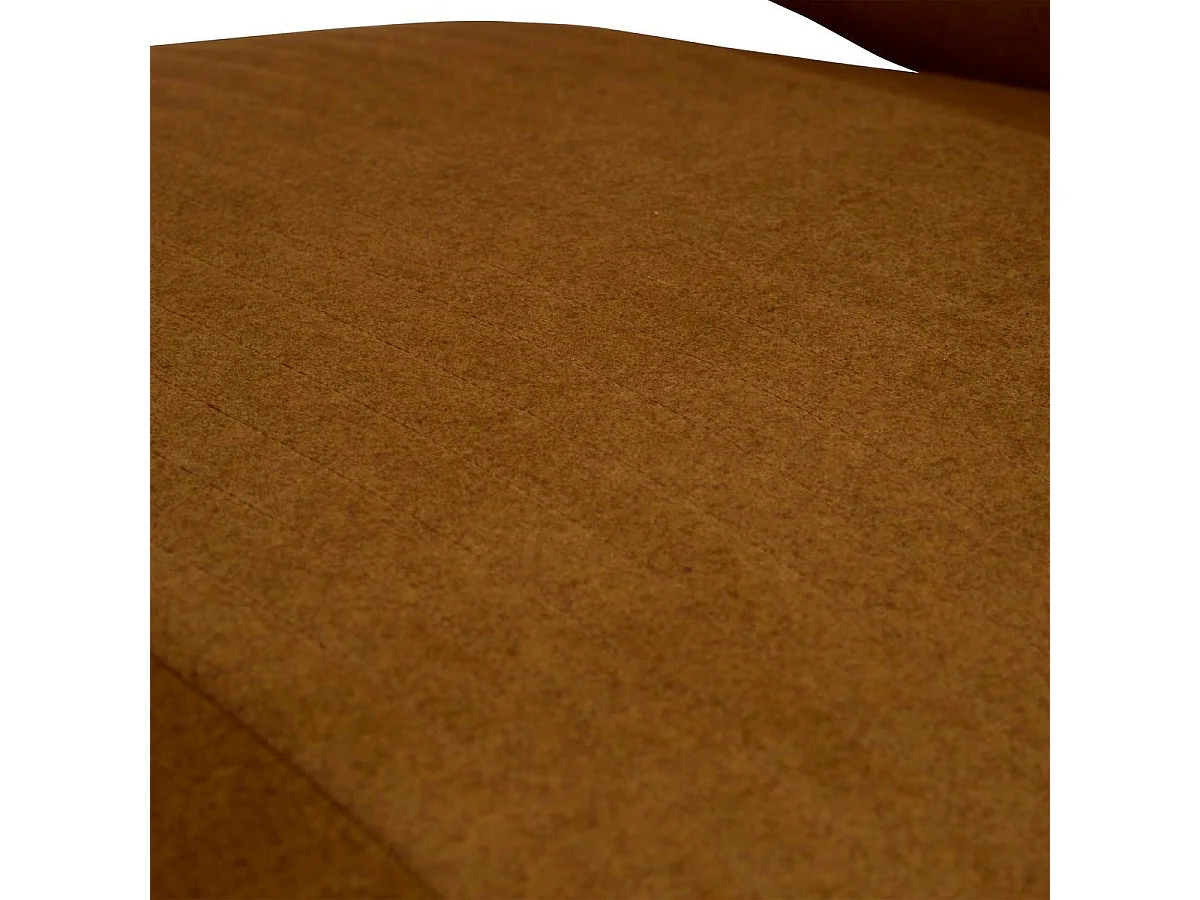 Fauteuil Design en Velours "Libor" 75cm Camel