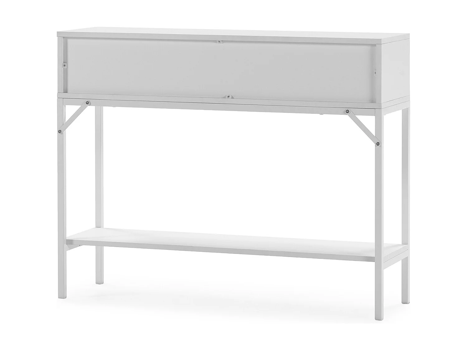 Konsolentisch Auri 2 schubladen Weiß