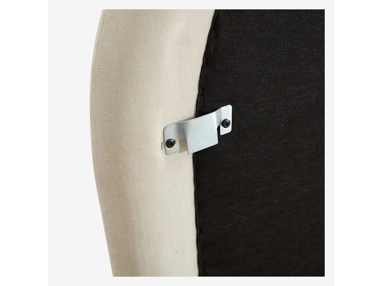 Habitat - Tête de lit en tissu chenille 206 x 108 cm - Crème - Design by Céline Mognon Fichet - Riga