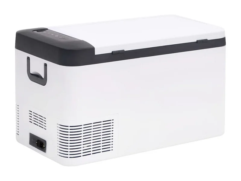 Glacière avec poignée et adaptateur noir et blanc 18 L PP et PE