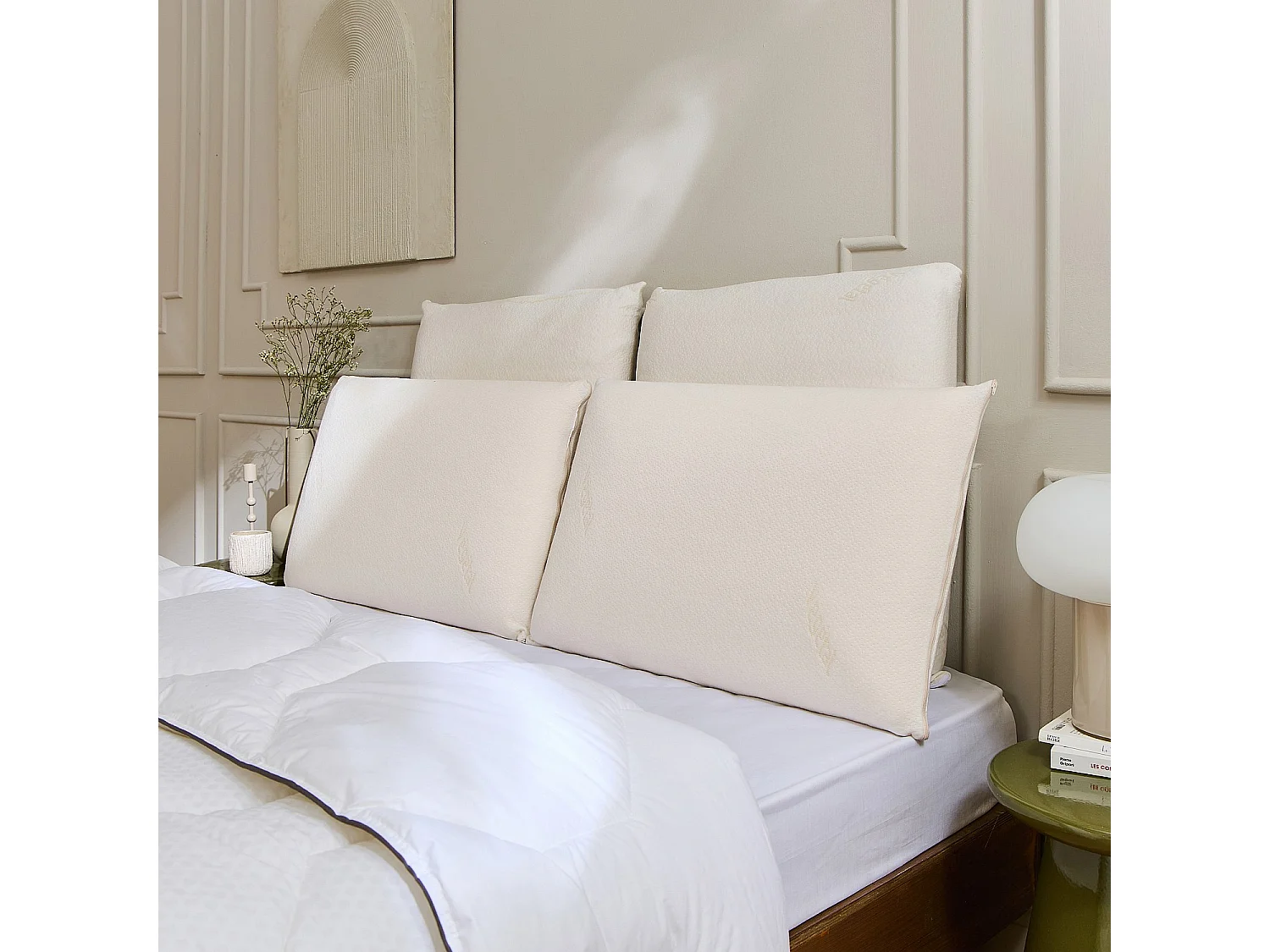 Habitat - Oreiller ferme en synthétique - 45 x 70 cm - Olea