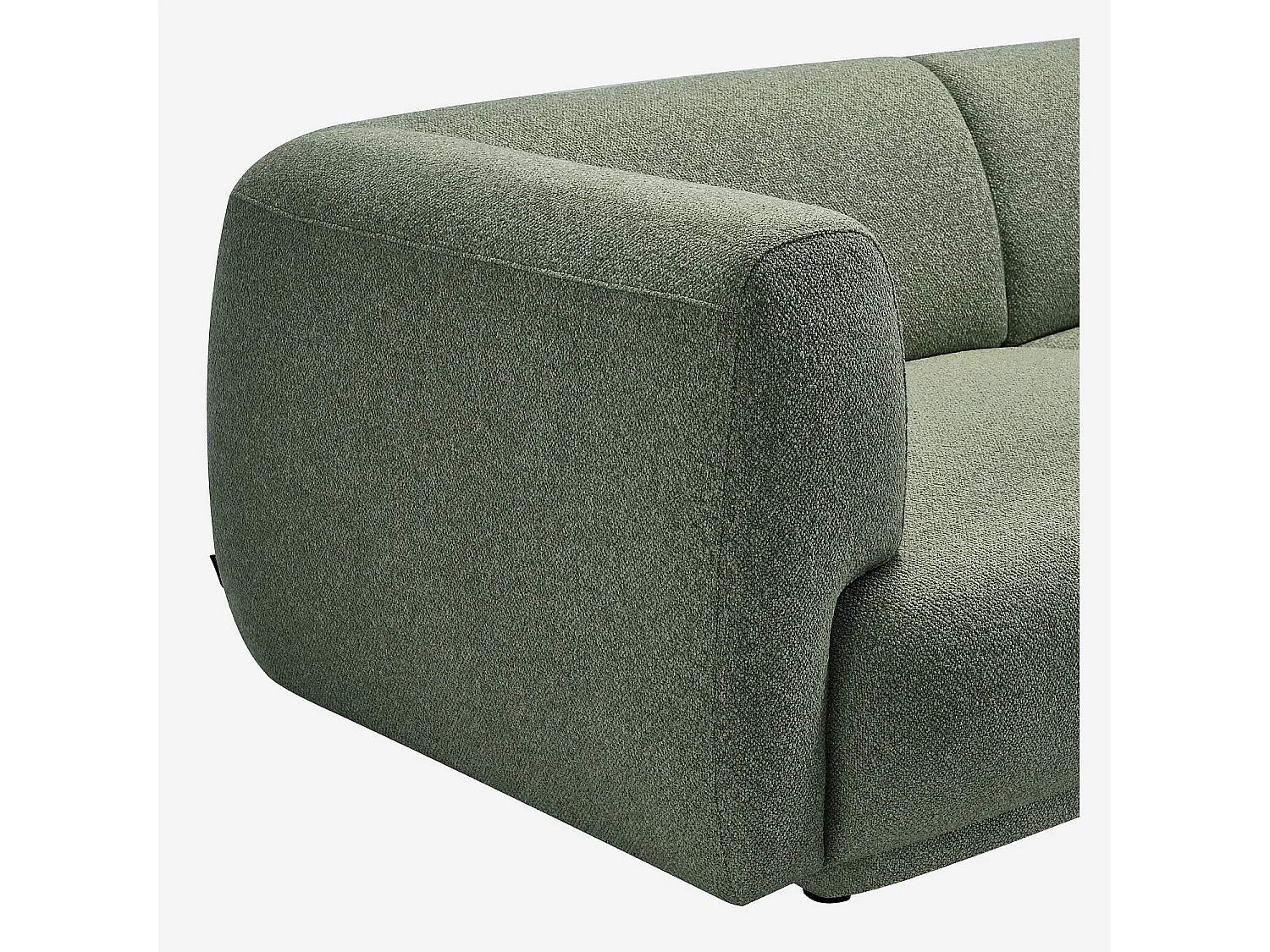 Habitat - Canapé 2 places en tissu texturé - Vert sapin - Design by Federica Francini - Austin