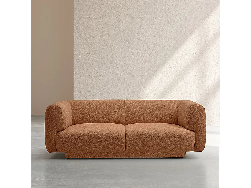 Habitat - Canapé 3 places en tissu texturé - Terracotta - Design by Federica Francini - Austin