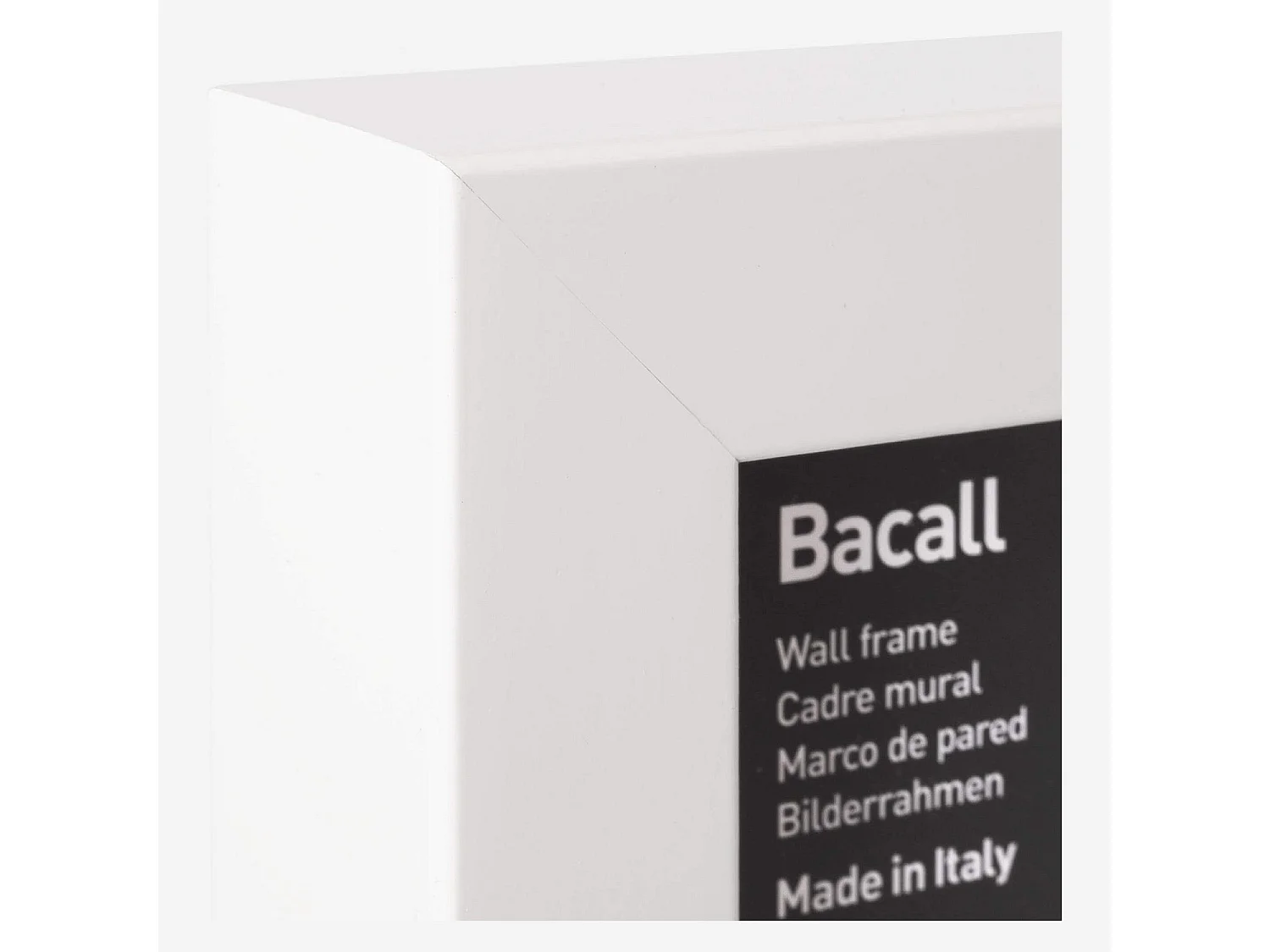 Habitat - Cadre à poser en bois - 10 x 15 cm - Blanc - Bacall
