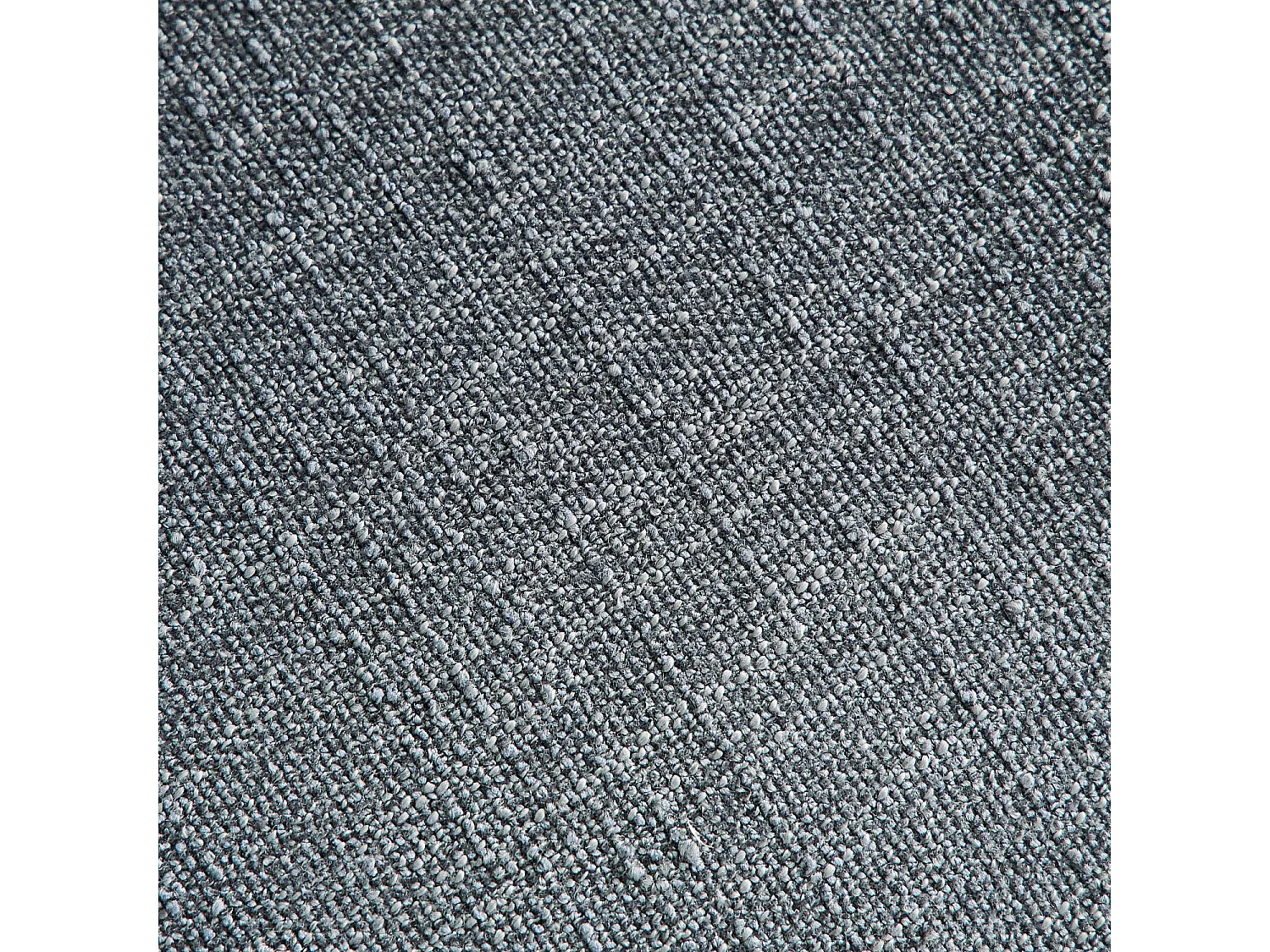Habitat - Fauteuil en tissu bouclette courte Mira - Bleu denim POSADA II