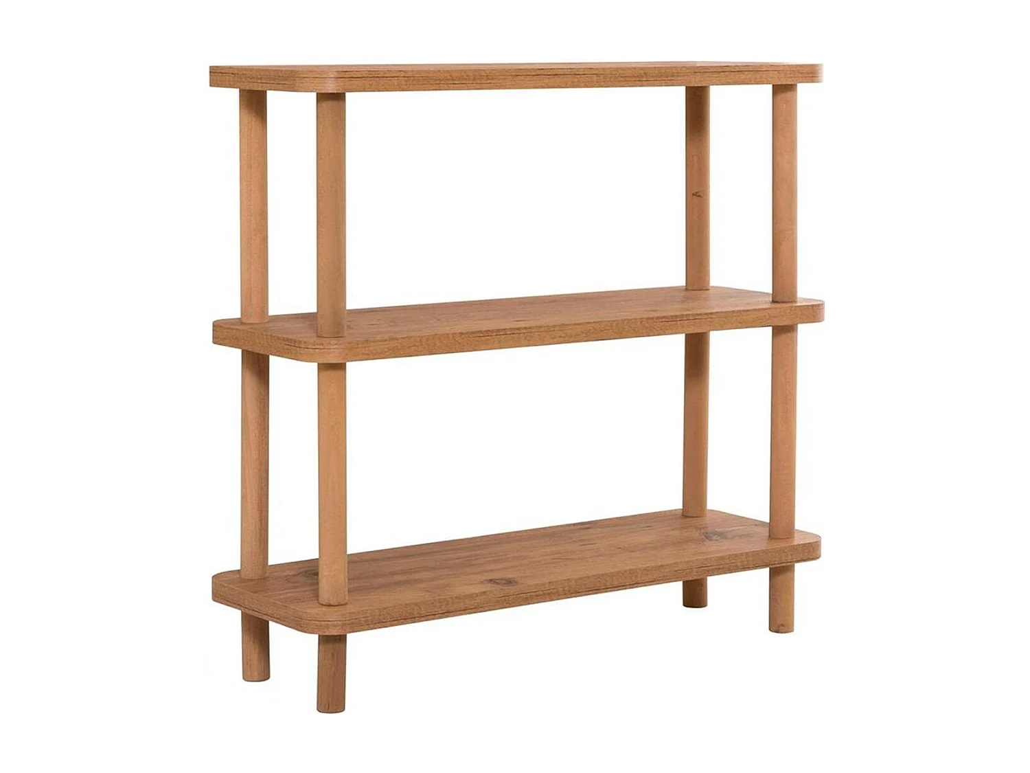 Console en bois 3 niveaux 80 cm - Elina