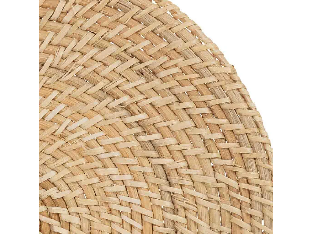 Dessous de plat en rotin brun D32 x H1 cm