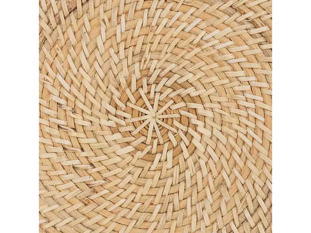 Dessous de plat en rotin brun D32 x H1 cm