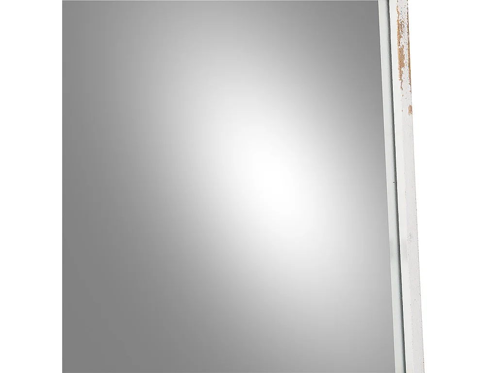 Miroir rectangulaire en bois et fer blanc et doré 46 x 4 x 180 cm (h)