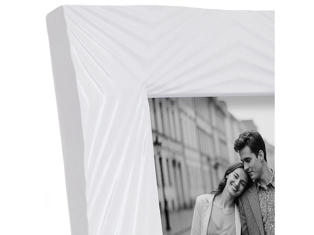 Porta fotos 13X18 blanco 20,6x3,1x25,5h cm