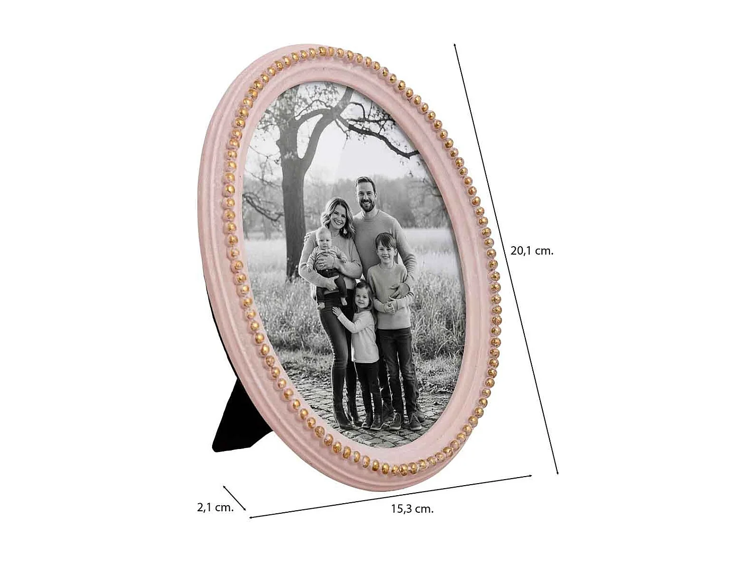 Porte-photo 13x18 rose 15,3x2,1x20,1 cm (h)