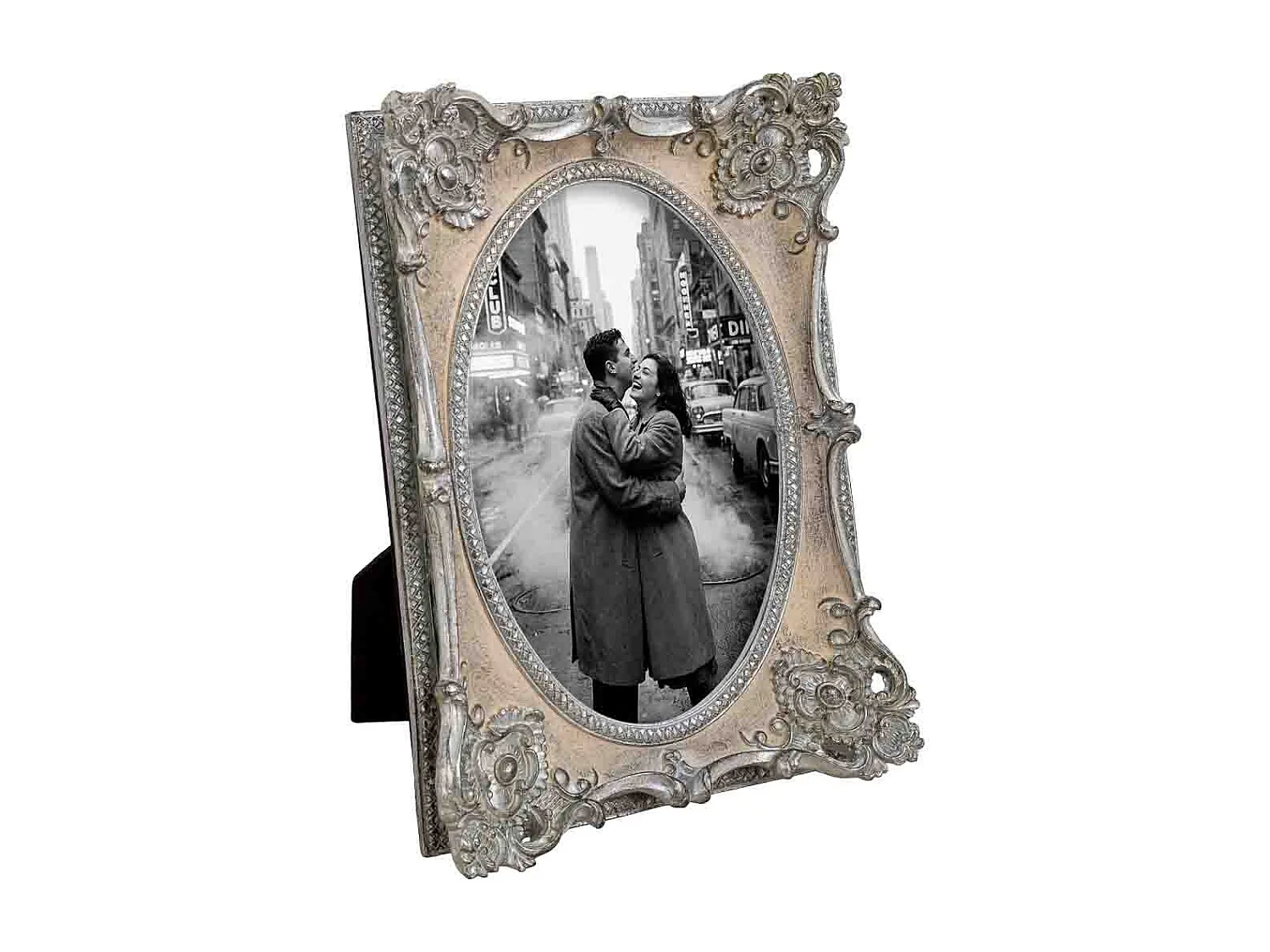 Porta fotos 10X15 blanco 13,8x3,6x19h cm