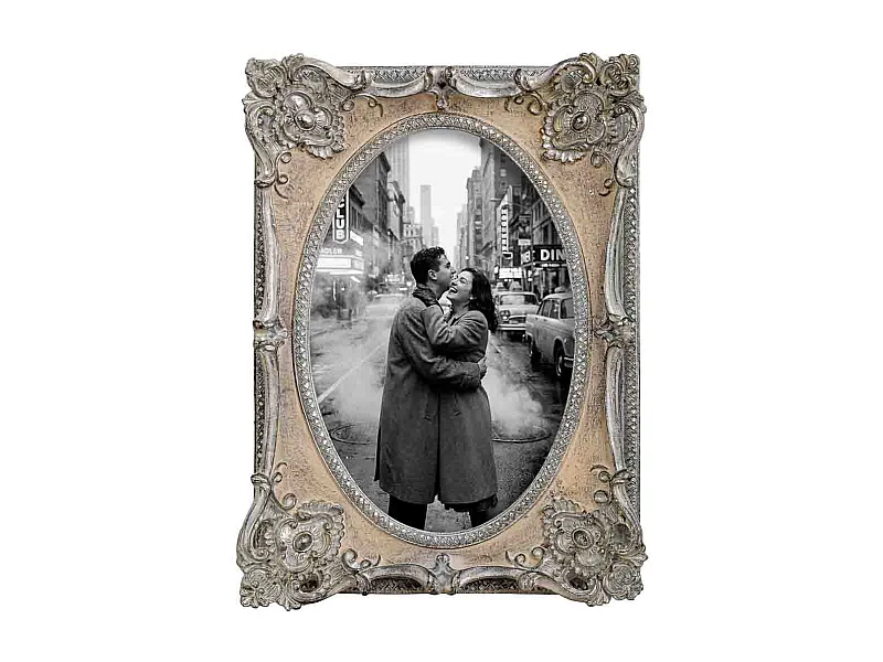 Porta fotos 10X15 blanco 13,8x3,6x19h cm