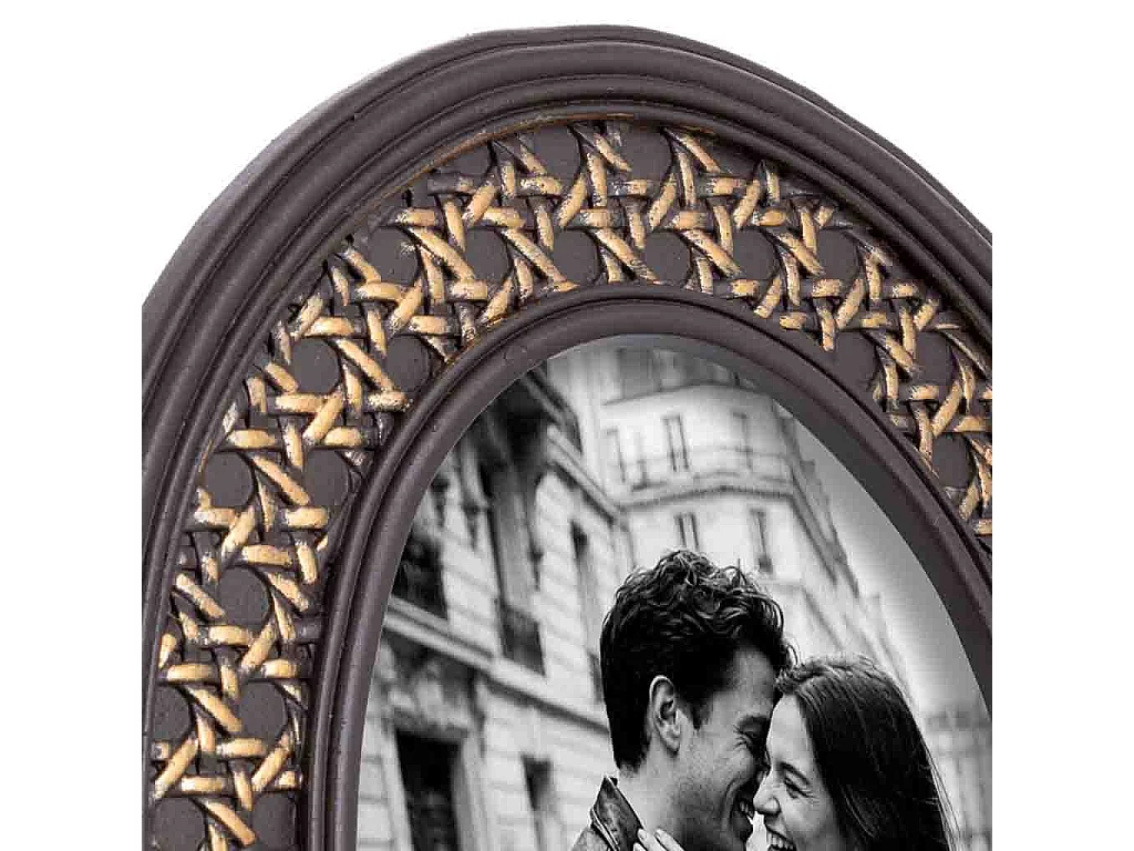 Porte-photo 10x15 marron 16,2x1,5x20,9 cm (h)