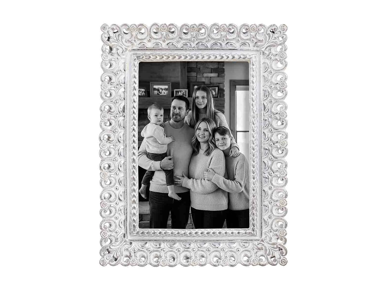 Porta fotos 10X15 plateado 15,1x2x20h cm