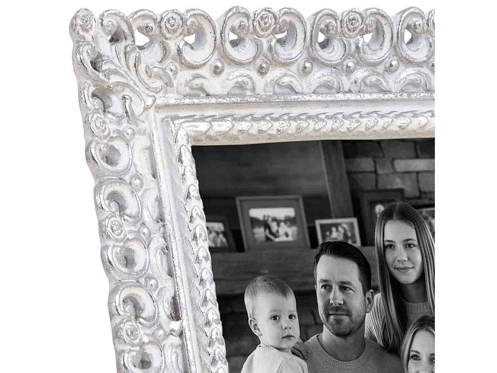 Porta fotos 10X15 plateado 15,1x2x20h cm