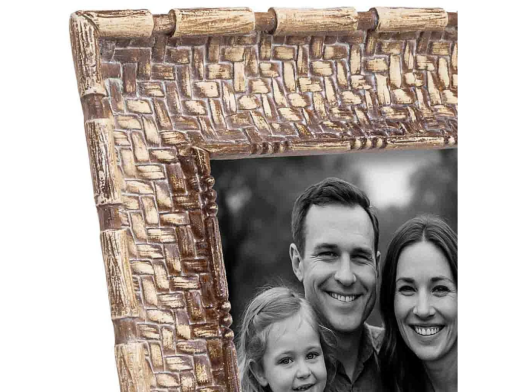 Porte-photo 10x15 marron 16x2,2x21 cm (h)