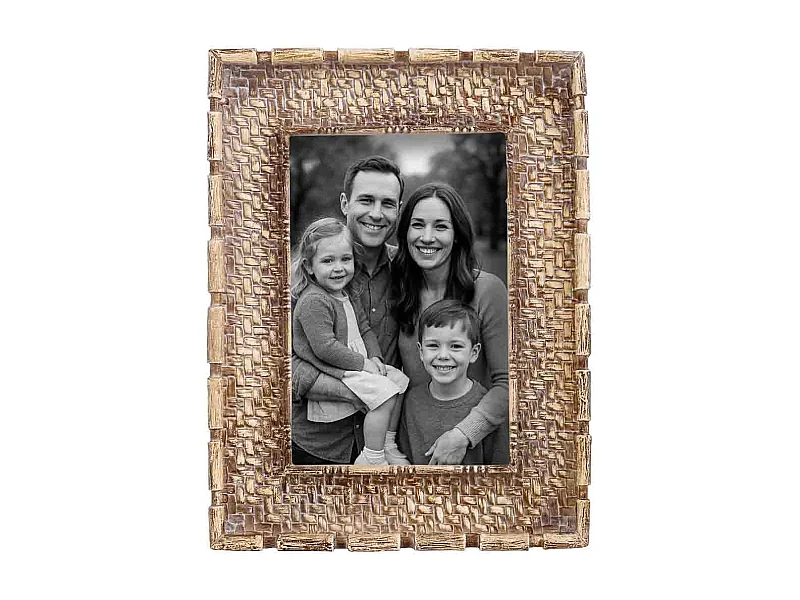 Porte-photo 10x15 marron 16x2,2x21 cm (h)