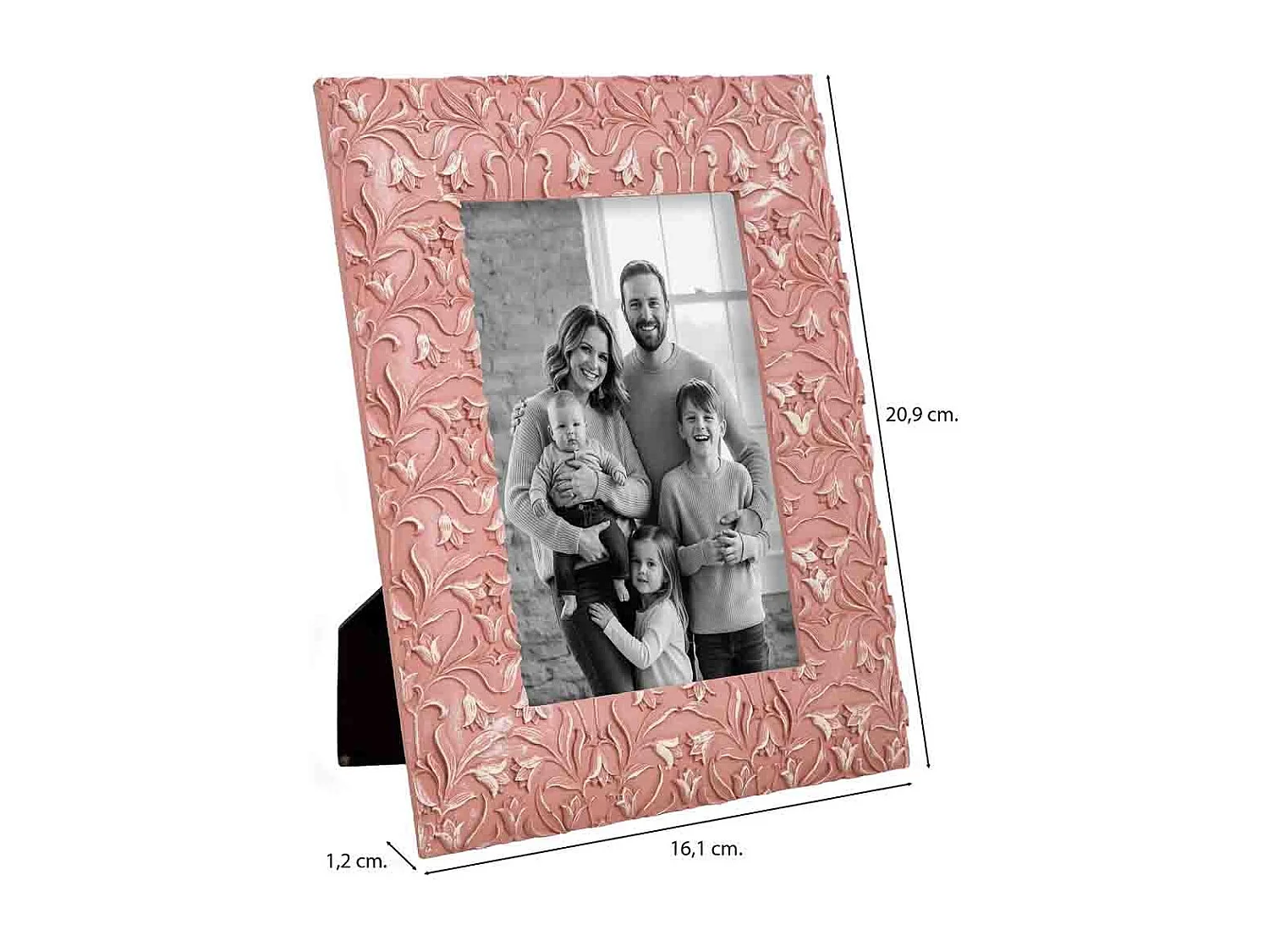 Porte-photo 10x15 rouge 16,1x1,2x20,9 cm (h)