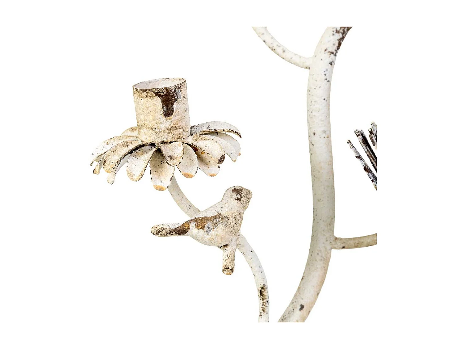 Candelabro envejecido 24x11x29.5HCM