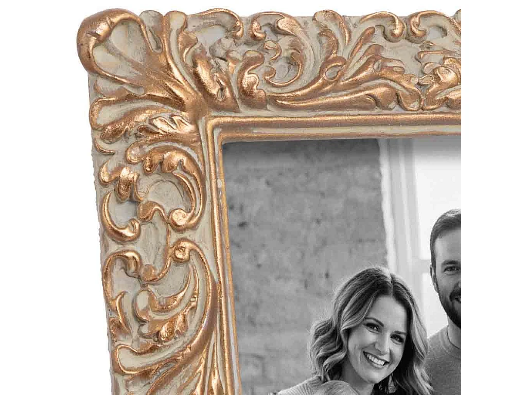 Porte-photo 10x15 doré 15,7x1,8x20,3 cm (h)