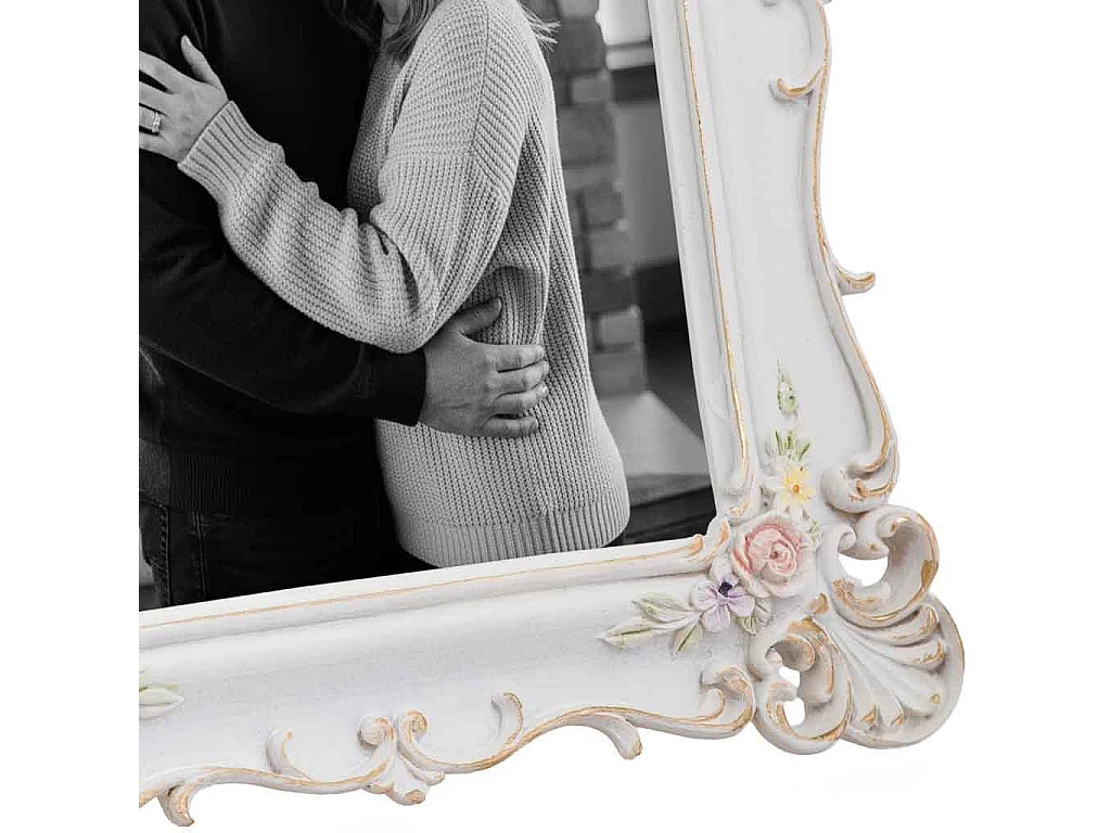 Porta fotos 13X18 blanco 18,7x1,7x23,7h cm