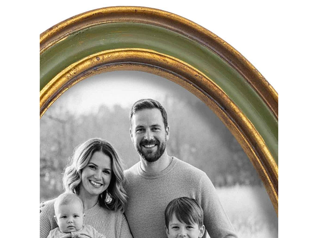 Porte-photo 13x18 doré 15,7x1,7x20,5 cm (h)