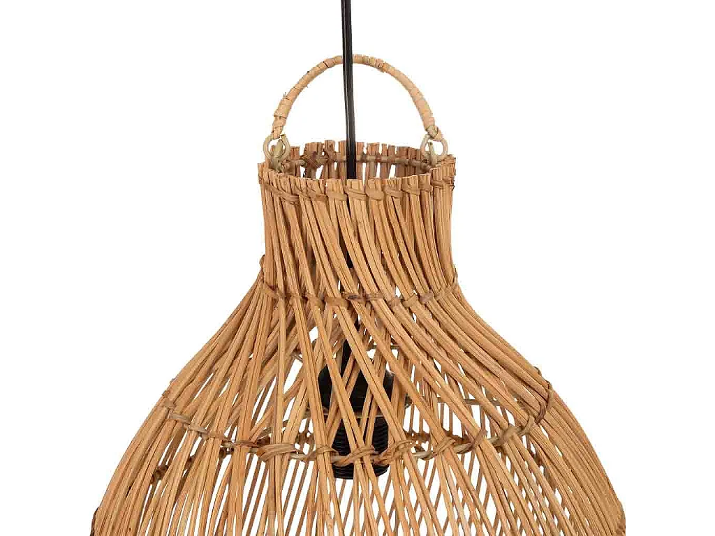 Lampe en rotin brun D30 x H40