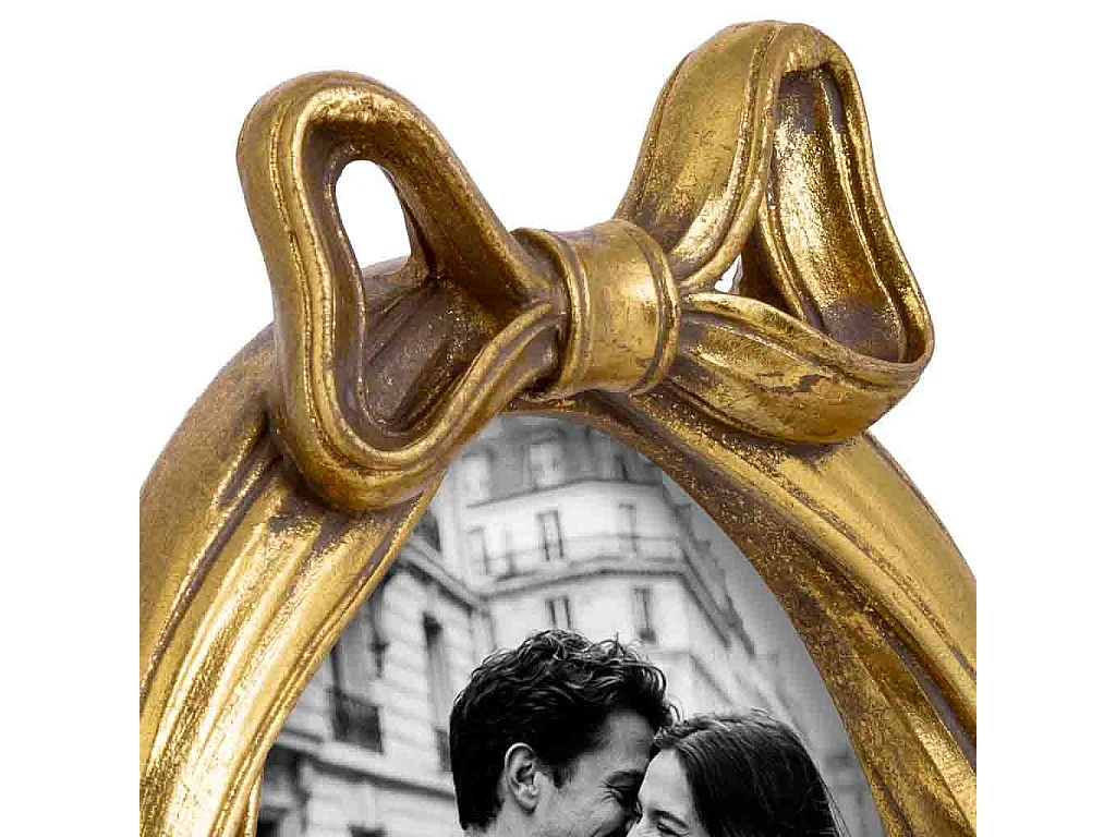 Porta fotos 10X15 dorado 12,8x3,2x21,3h cm