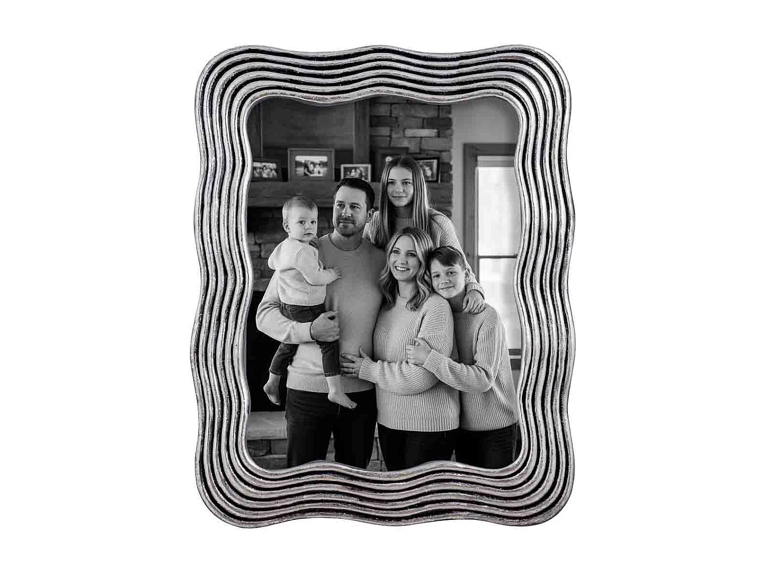 Porta fotos 13X18 gris 17x1,6x21,7h cm