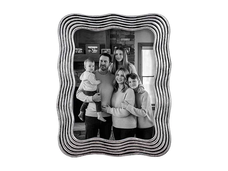 Porta fotos 13X18 gris 17x1,6x21,7h cm