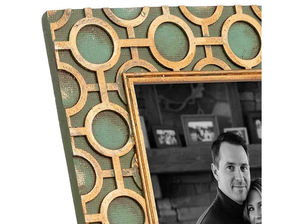 Porte-photo 10x15 marron 16x1,4x21 cm (h)