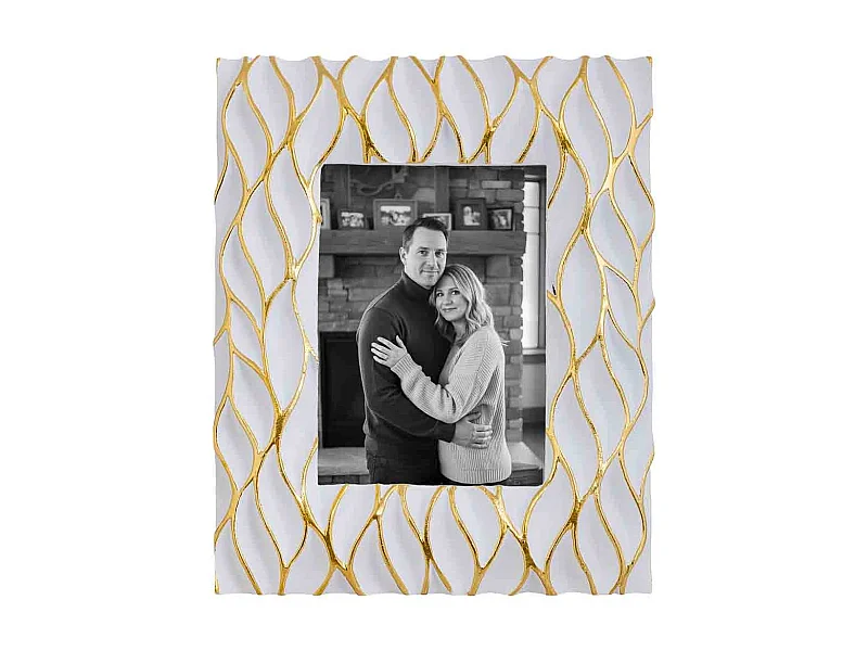 Porte-photo 13x18 blanc 23x3,2x28 cm (h)