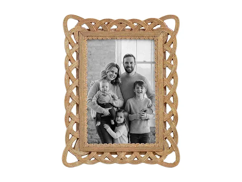 Porte-photo 10x15 doré 15,6x2,5x20,4 cm (h)