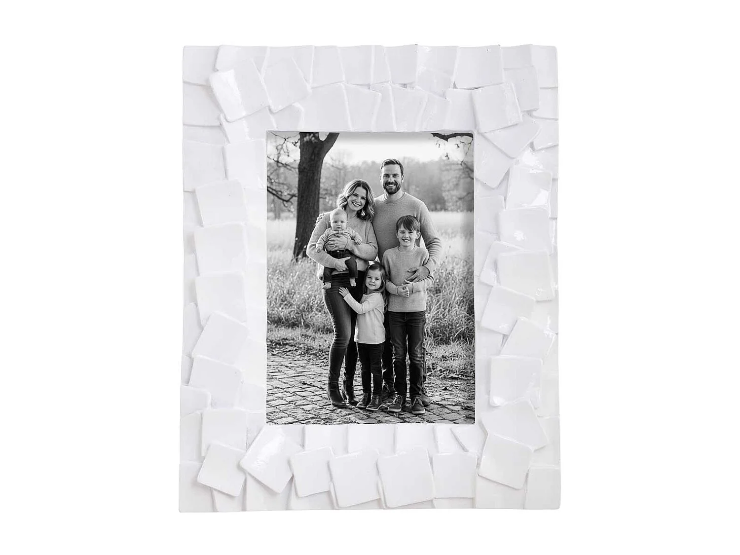 Porta fotos 13X18 blanco 21,5x3,2x26,6h cm