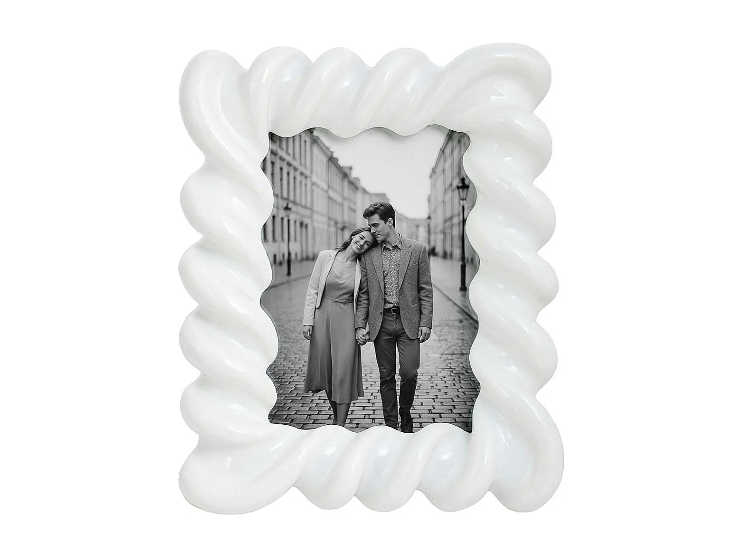 Porta fotos 13X18 blanco 20x3,5x24,8h cm