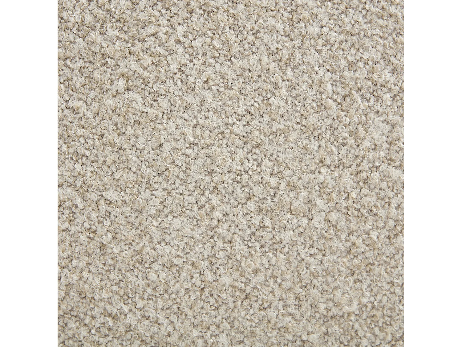 Habitat - Tête de lit en tissu bouclette 166 x 111 cm - Beige - Jupiter II