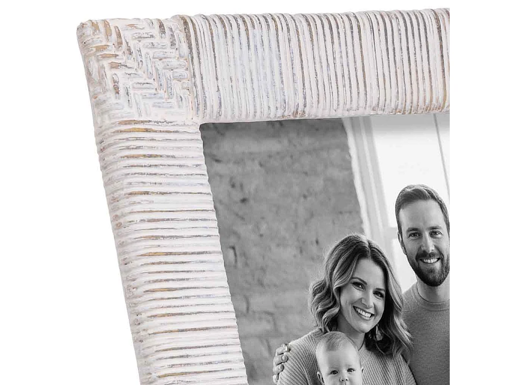 Porta fotos 13X18 blanco 17,9x1,3x22,5h cm