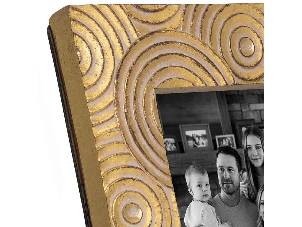 Porte-photo 13x18 doré 20,7x2,6x25,6 cm (h)