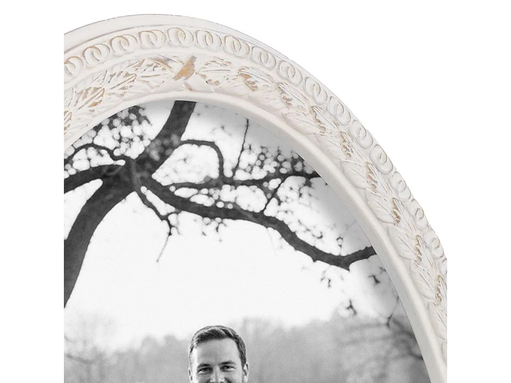 Porta fotos 13X18 blanco 15,3x1,7x19,9h cm