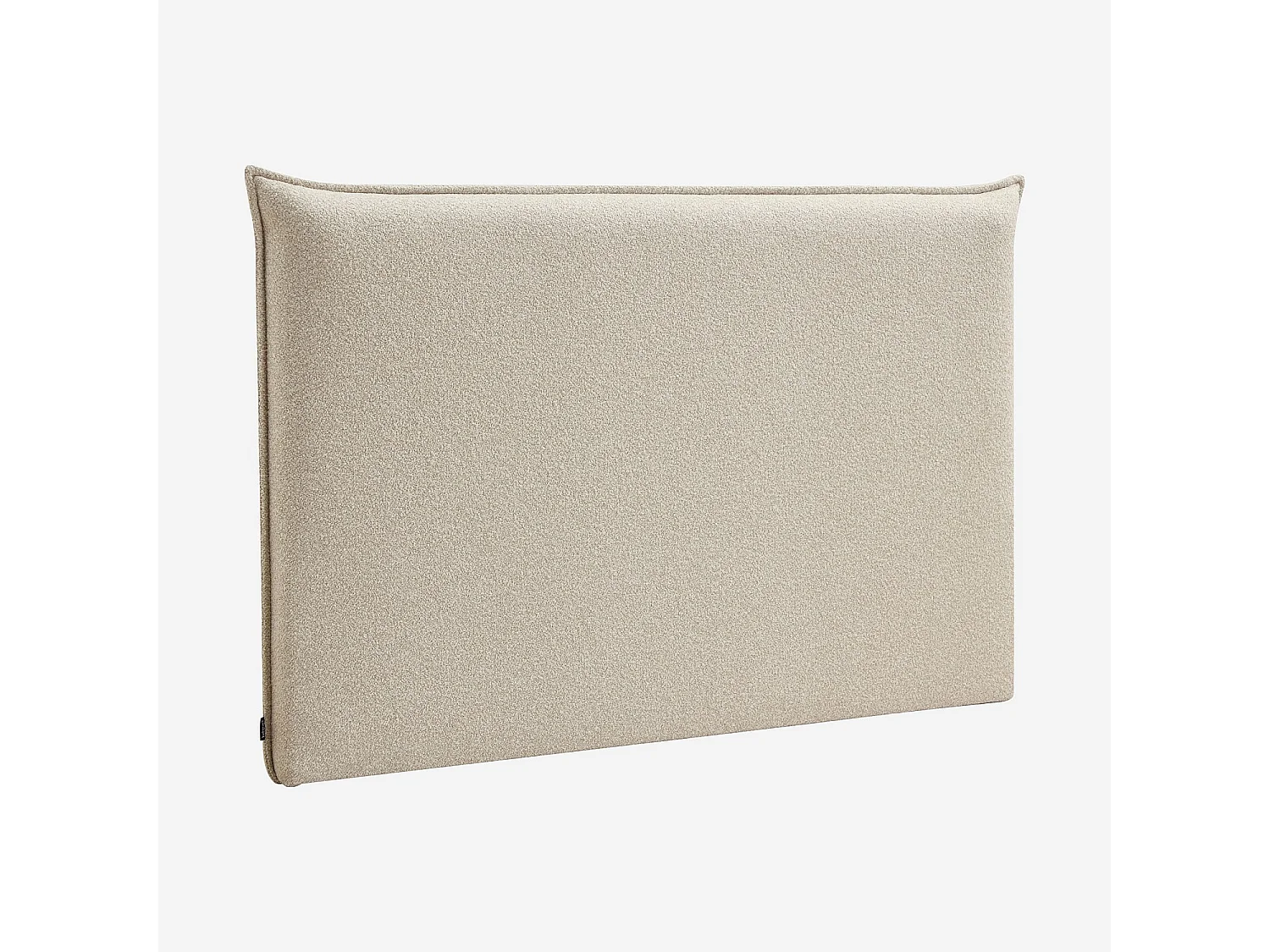 Habitat - Tête de lit en tissu bouclette 188 x 111 cm - Beige - Jupiter II