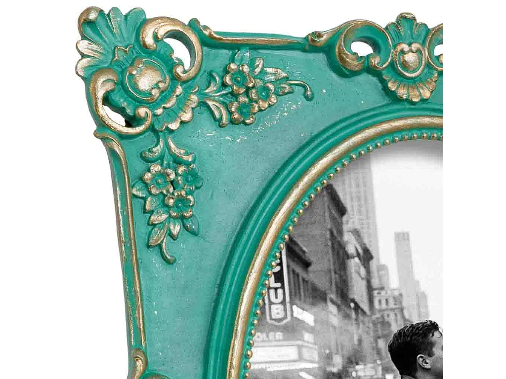 Porte-photo 13x18 bleu 19,1x1,7x24,1 cm (h)