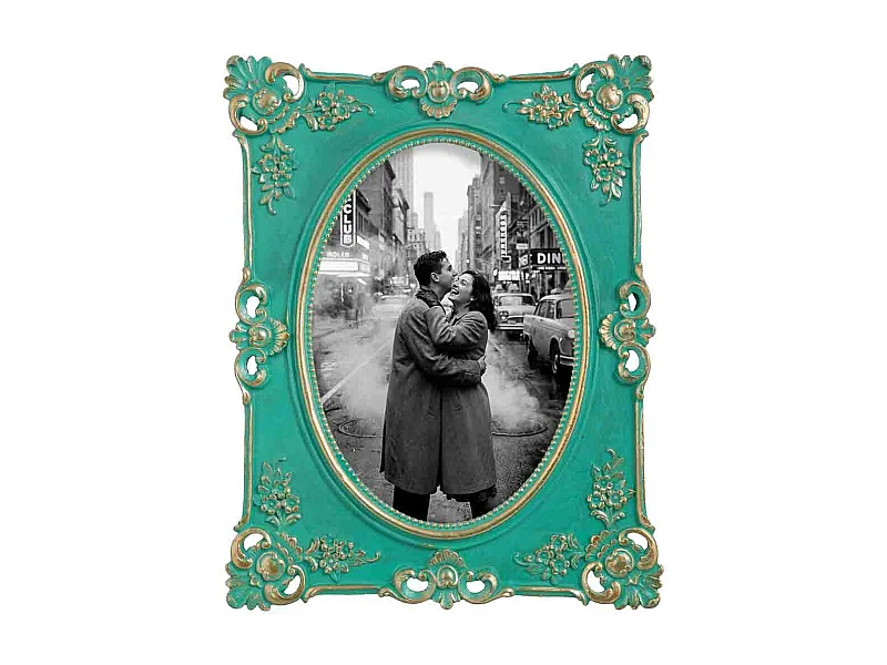 Porte-photo 13x18 bleu 19,1x1,7x24,1 cm (h)